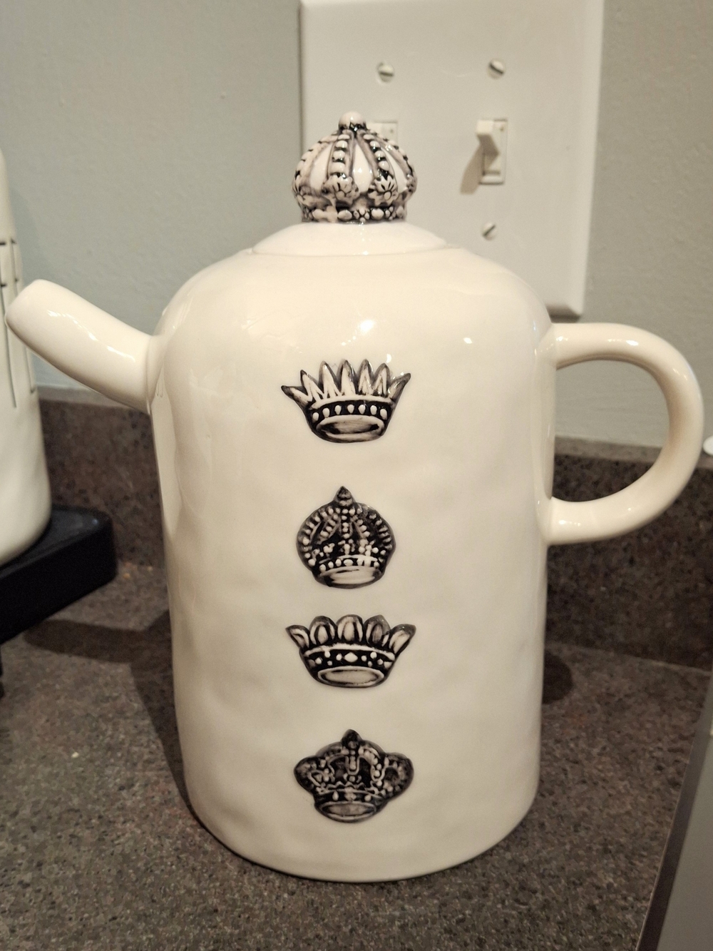 VHTF Rae Dunn Have A Royal Day Tea Pot